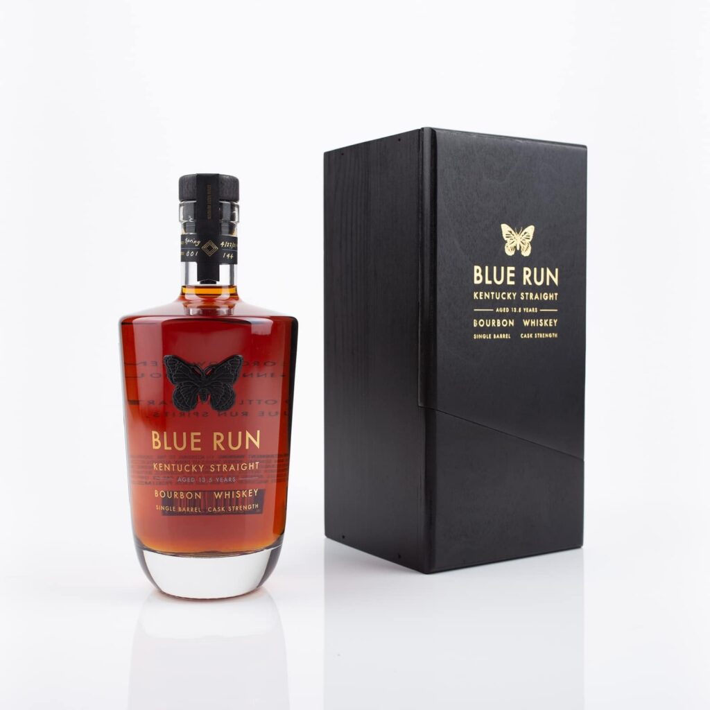 custom wooden whiskey boxes wholesale for Blue Run